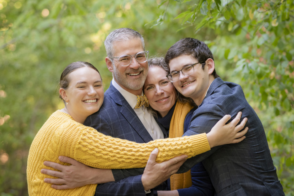 photo of a happy family