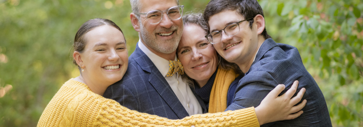photo of a happy family
