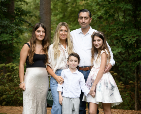 A Beautiful Family Portrait Session at Wellesley College